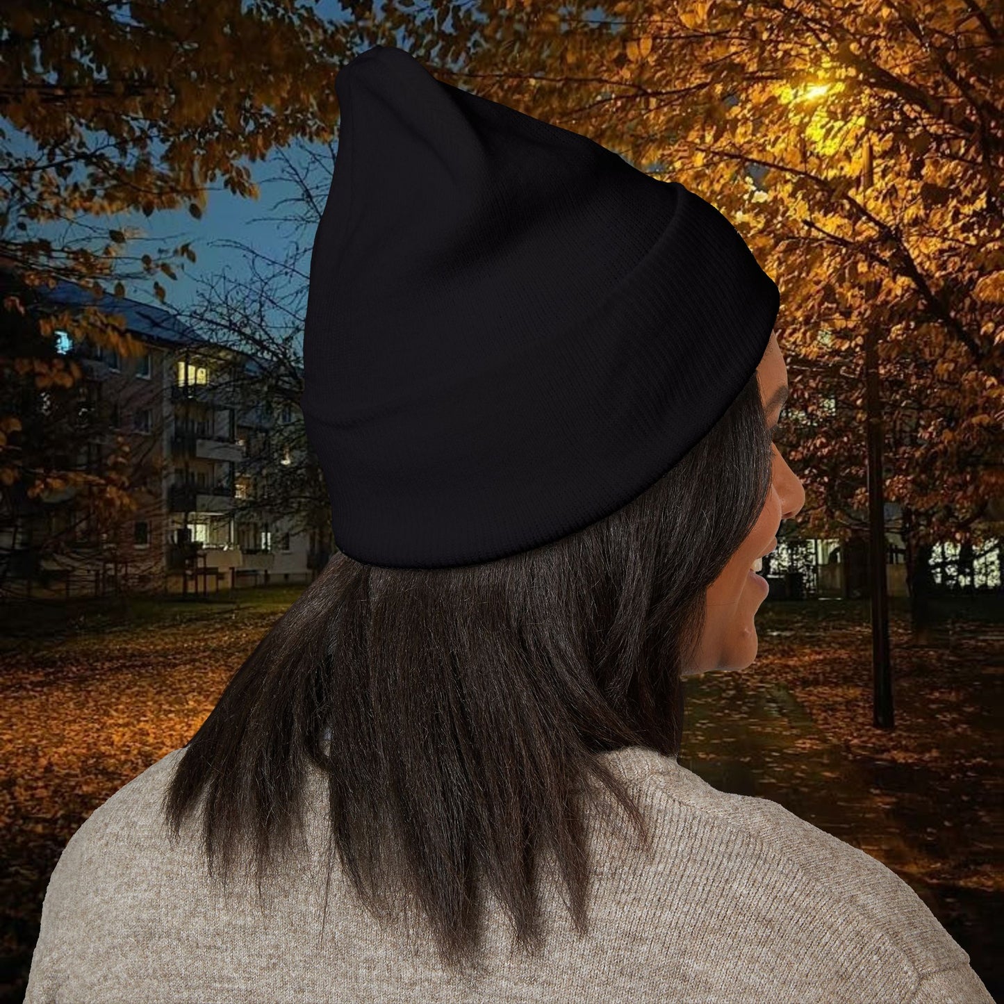 Classic Cuffed Beanie with Unique Embroidery, Winter Hat Gift, Streetwear Style, Cozy Beanie, Unisex Accessories