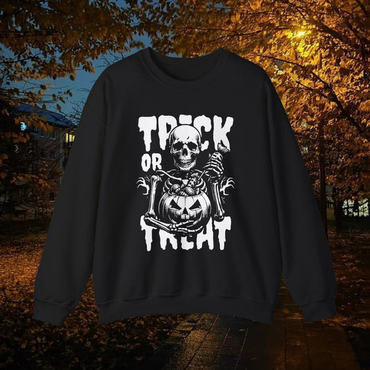 Halloween Skeleton Crewneck Sweatshirt